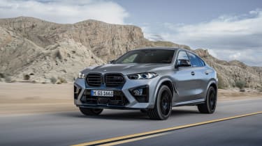 BMW X6 M Competition LCI – front tracking