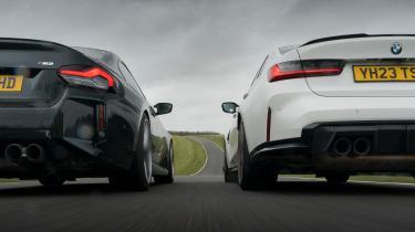 BMW M3 CS v Litchfield BMW M2 – rear