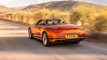 Bentley Continental GT Speed – rear tracking