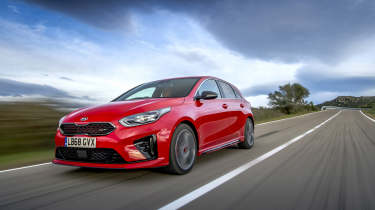 Kia Ceed GT review - front quarter