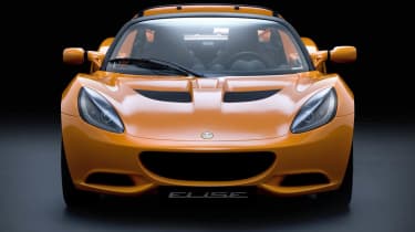 New Lotus Elise front view