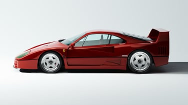 Ferrari F40 side