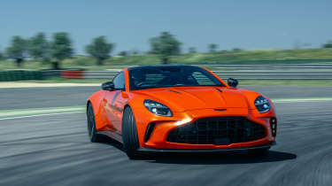 Aston Martin Vantage 2024 track drifting