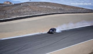 Video: C63 AMG drifts the Corkscrew