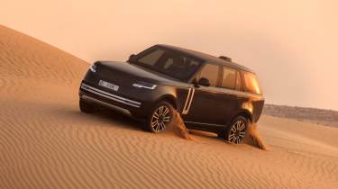 Range Rover Electric testing Dubai