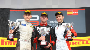 Dean Stoneman GP3 victory Catalunya
