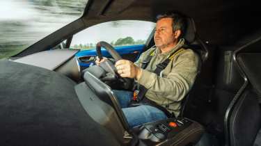 Alpine A110 R interior driving