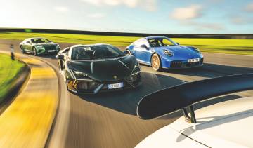All-wheel-drive test – Lamborghini, Porsche and Bentley