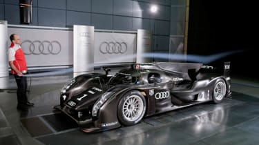 Audi reveals R18 TDI Le Mans 24 hour racing car
