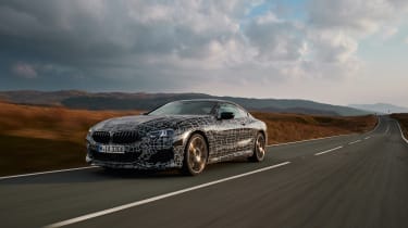 BMW 8-series prototype review - front tracking