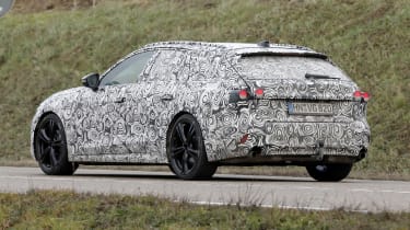 Audi A4 Avant prototype – rear quarter