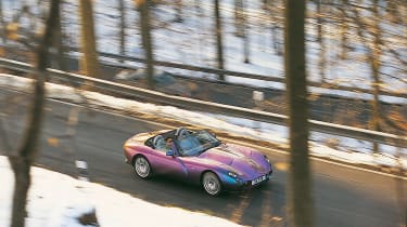 TVR Tuscan convertible – top shot