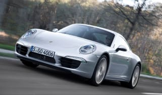 Porsche 911 Carrera 4 driving shot