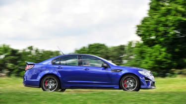 Vauxhall VXR8 GTS-R blue - UK car profile