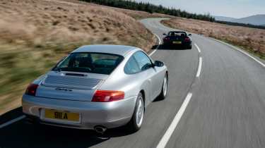 Porsche 996 and Ferrari 355