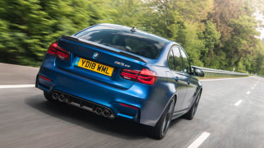 2018 BMW M3 CS - rear tracking