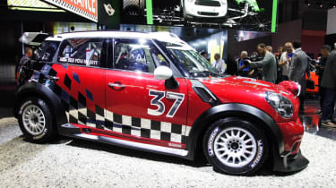 Mini Countryman WRC rally car