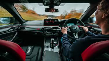 BMW M5 CS interior