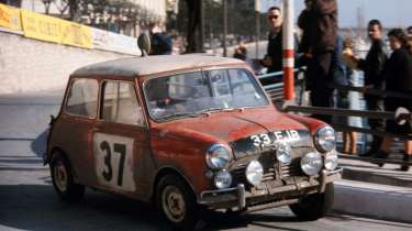 Mini Cooper at the Monte Carlo Rally: 50th anniversary