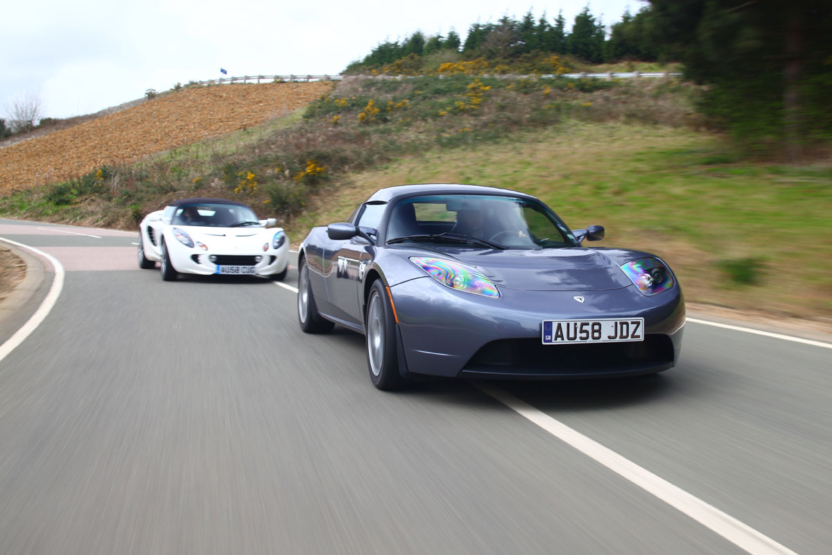 Tesla lotus elise