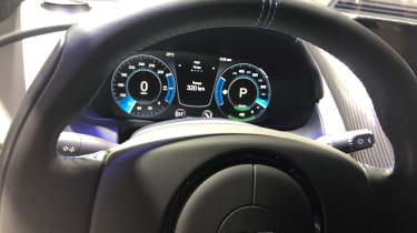 Aston Martin Rapide E - dials