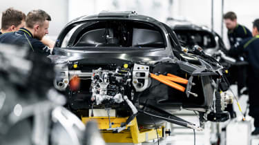 Aston Martin Valkyrie production – rear