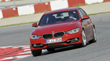F30 BMW 3-series 328i front cornering