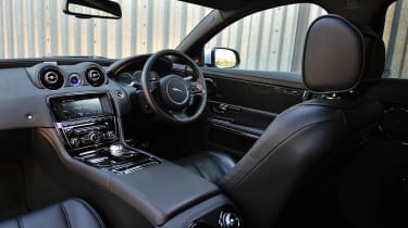 2013 Jaguar XJ Supersport interior dashboard sports seats