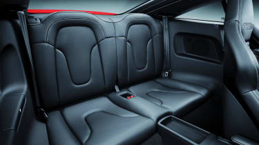 Audi TT RS Plus rear seats