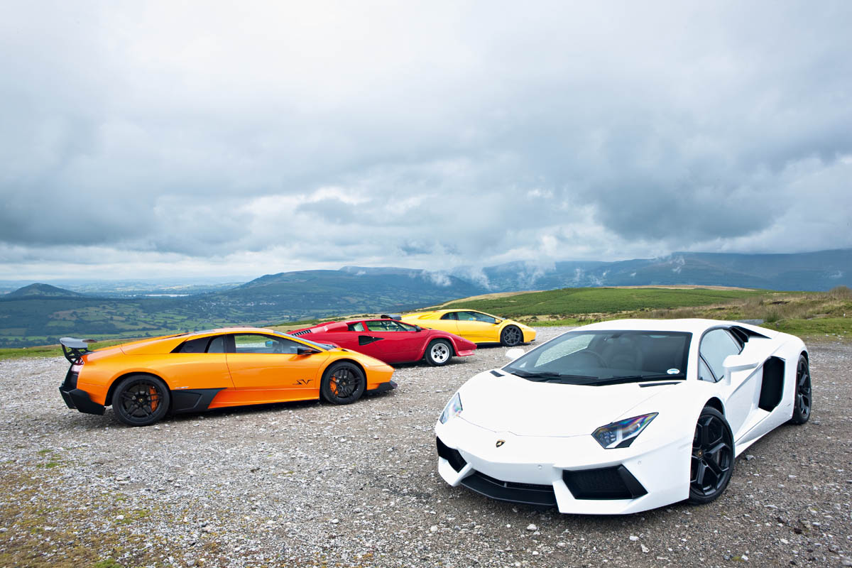 Lamborghini Aventador, Countach, Diablo, Murcielago review pictures | evo