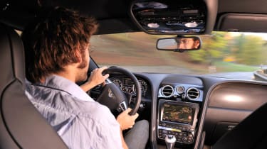 2013 Bentley Continental GT Speed interior dashboard driving