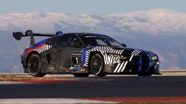 BMW M4 GT3 testing