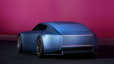 Jaguar Type 00 rear blue