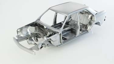 HWA Evo Mercedes 190E restomod chassis