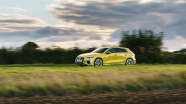Audi S3 2022 – yellow pan