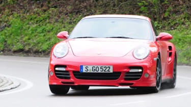 Porsche 911 Turbo S front corner