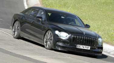 Bentley Flying Spur spied front