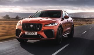 Jaguar F Pace SVR 2021 review - tracking