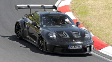 Porsche mule Nürburgring front