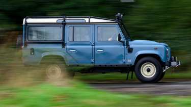 Classic Defender V8 side