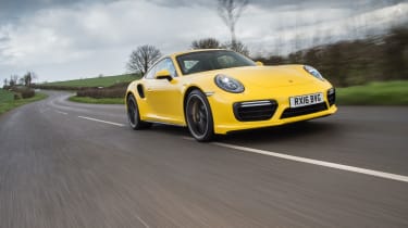 991.2 Porsche 911 Turbo S - front tracking