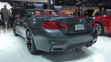 BMW M4 Convertible New York show rear