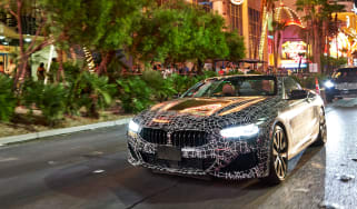 BMW 8-series cabrio test - front quarter