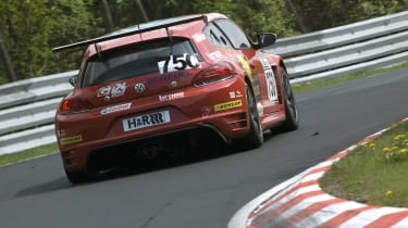 VW Scirocco at Nurburgring 4-hour test race