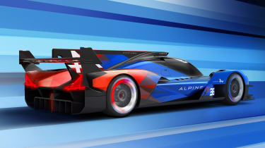 Alpine A424_β Le Mans hypercar rear
