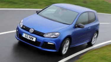 Volkswagen Golf R front action