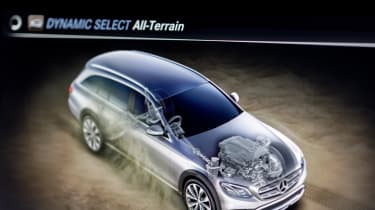 Mercedes E-class All-Terrain – driver mode display 