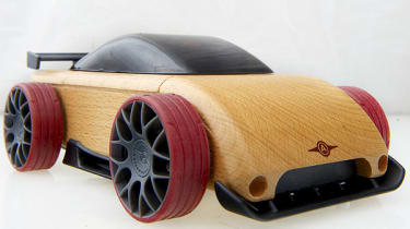 Wooden model car