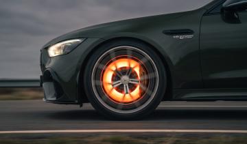 Glowing brake discs