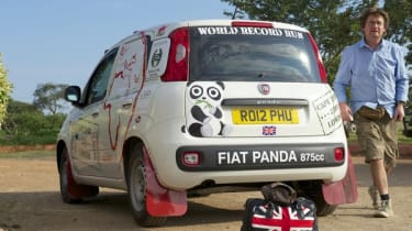 Fiat Panda Africa record run - Day 3